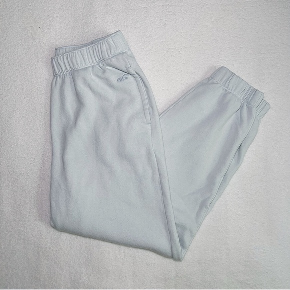 Hollister Feel Good Fleece Dad Joggers Light Blue Small - Short - Picture 4 of 11